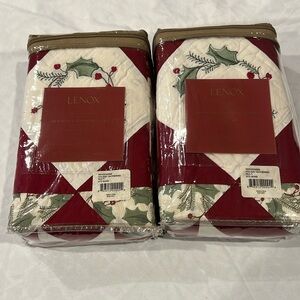 Lenox Quilted Holiday Standard Sham (sold as a set)